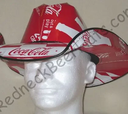Coke Soda Carton Cowboy Hat