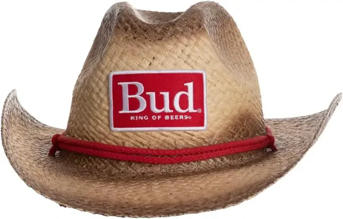 Budweiser King of Beers Straw Cowboy Hat