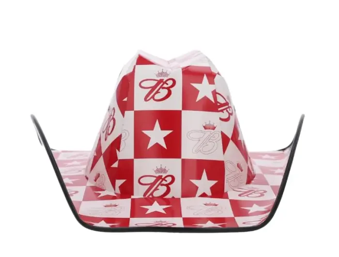 Budweiser Royal B Red Cowboy Hat